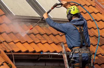 Démoussage et hydrofuge de toiture à Breteil